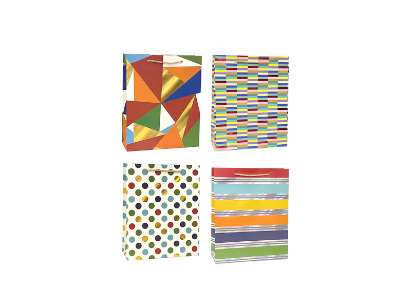 Punga cadou Multicolora, dimensiune 11*14*6 cm, diverse modele - Fotografie 1