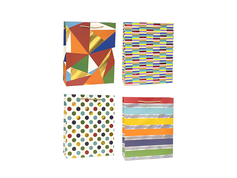 Punga cadou Multicolora, dimensiune 18*23*8 cm, diverse modele - Fotografie 1