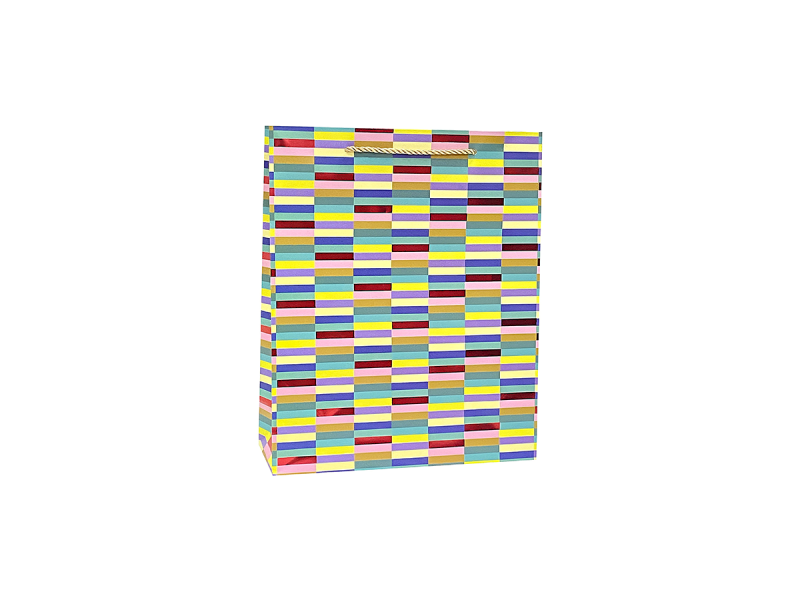 Punga cadou Multicolora, dimensiune 18*23*8 cm, Model 2 - Fotografie 1