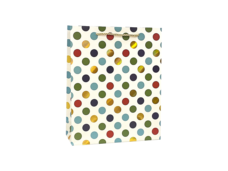 Punga cadou Multicolora, dimensiune 26*32*10 cm, Model 3 - Fotografie 1