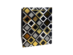 Punga cadou Negru&Auriu, dimensiune 26*32*12 cm, Model 2