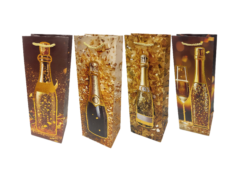 Punga cadou pentru sticla Drop, dimensiune 12*35*9 cm - Fotografie 1