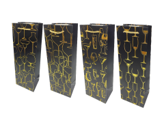 Punga cadou pentru sticla Glasses, dimensiune 12*35*9 cm