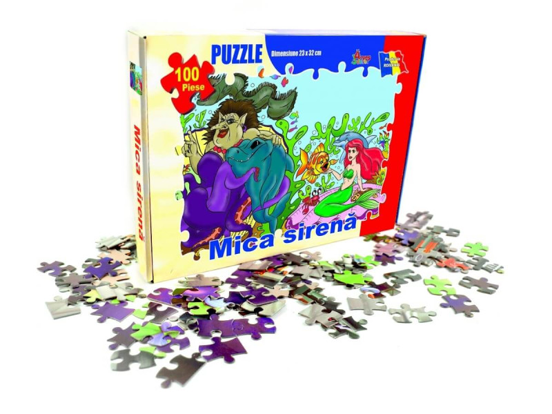 Puzzle 100 piese - Mica Sirena - Fotografie 1