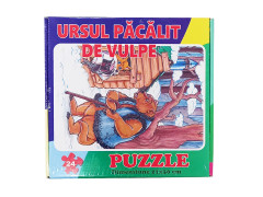 Puzzle 24 piese - Ursul pacalit de vulpe