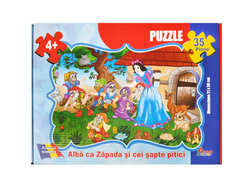 Puzzle 35 piese - Alba ca zapada - Fotografie 1