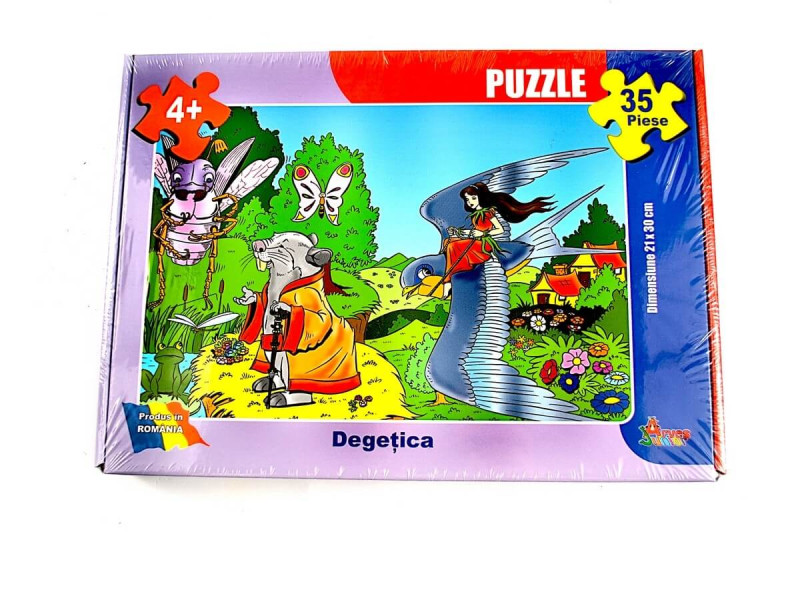 Puzzle 35 piese - Degetica - Fotografie 1