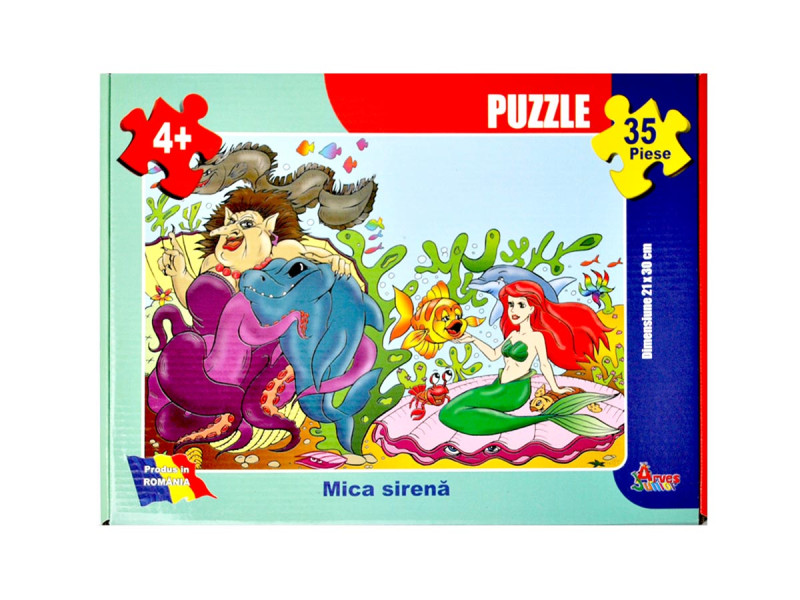 Puzzle 35 piese - Mica Sirena - Fotografie 1