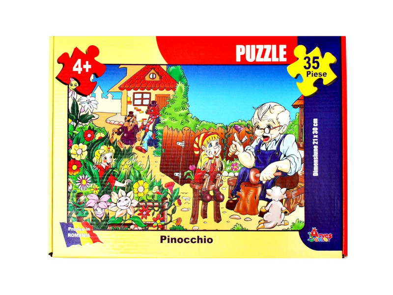 Puzzle 35 piese - Pinocchio - Fotografie 1