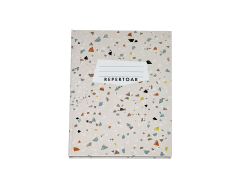 Repertoar A4, coperta cartonata, Romana, 192 file, Roz pal