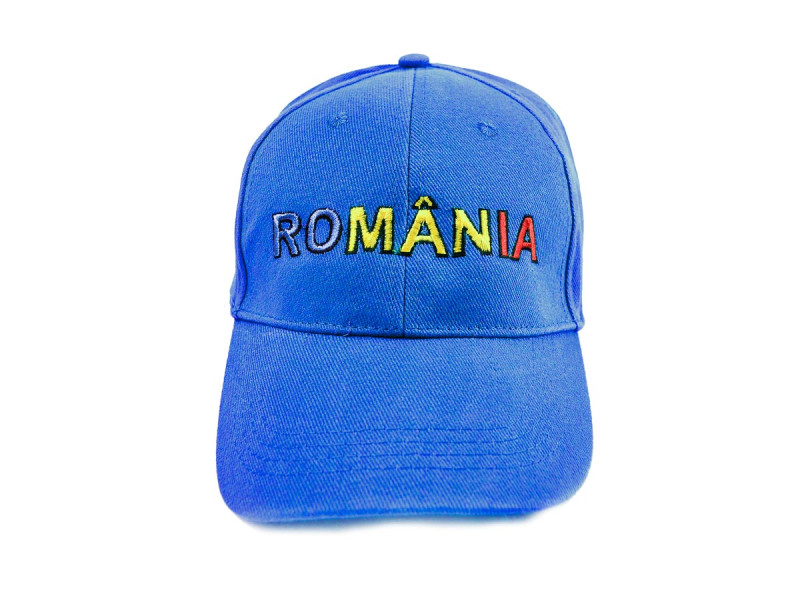 Sapca bumbac Romania, Albastru - Fotografie 1