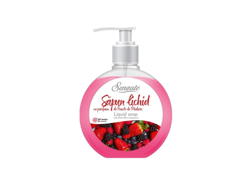 Sapun lichid SANO SENZATE 500 ml - Fructe de Padure - Fotografie 1