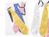 Set cravata party, 3 cravate/set diferite culori - imagine 3