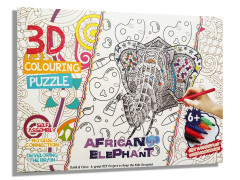 Set de pictura pentru asamblare, Elefant African