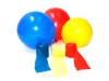 Set hartie creponata + 3 baloane tricolor - imagine 1
