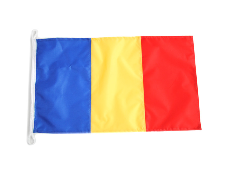 Steag tricolor catarg ambarcatiuni, 30x50cm - Fotografie 1