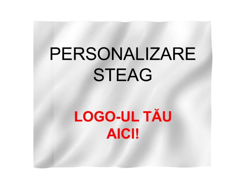Steag personalizat, dim. 35 x 40 cm - Fotografie 1