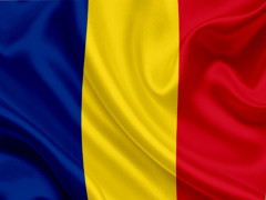 Steag Romania de exterior dim. 210 x 140 cm