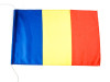 Steag tricolor cu snur pentru catarg cu manivela 135x90cm - imagine 1