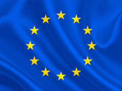 Steag Uniunea Europeana material textil, dim. 135 x 90 cm