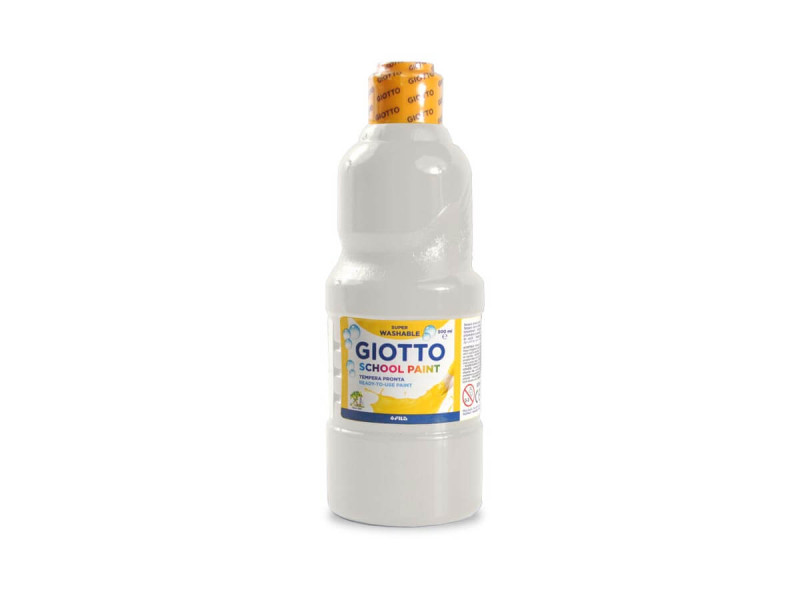 Tempera Giotto borcan 500 ml, Alb - Fotografie 1
