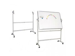 Whiteboard magnetic rotativ cu 2 fete, 100x150 cm