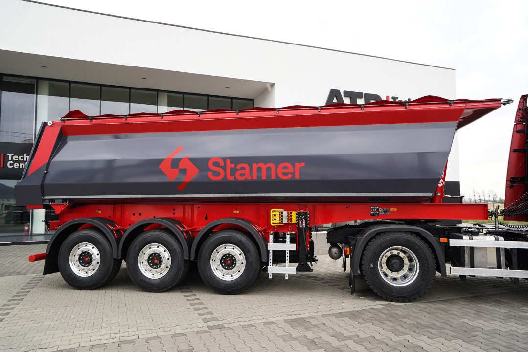 ATP TRUCKS 3SMR1 Semiremorca basculabila 3 axe 25mc