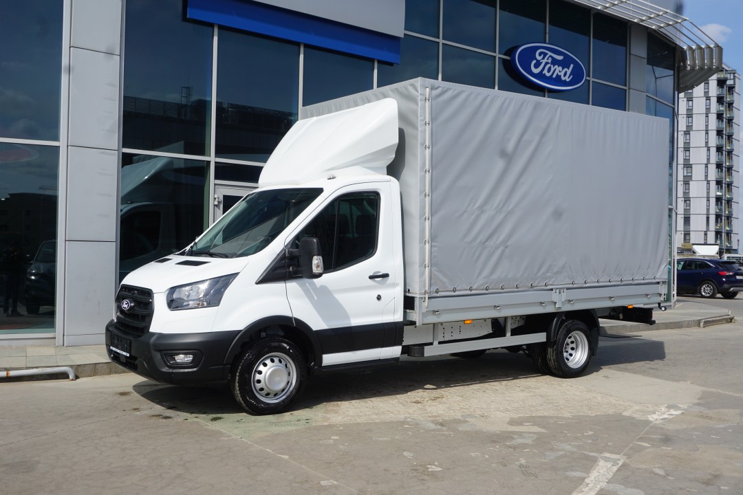 ford transit ica 3 single chassis cab 350l l3h1 trend 2 0l ecoblue 130cp m6 rwd cu bena cu prelata 069baa434505b8