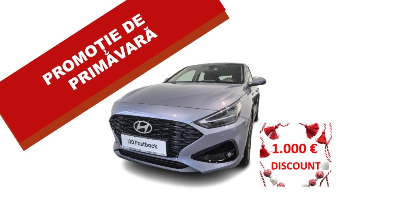Hyundai Noul i30 Fastback 1.5T-GDi 140CP M-Hybrid 48V 7DCT Highway