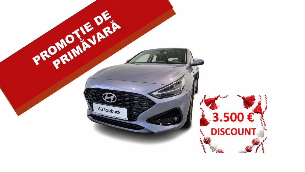 Hyundai Noul i30 Fastback 1.5T-GDi 140CP M-Hybrid 48V 7DCT Highway