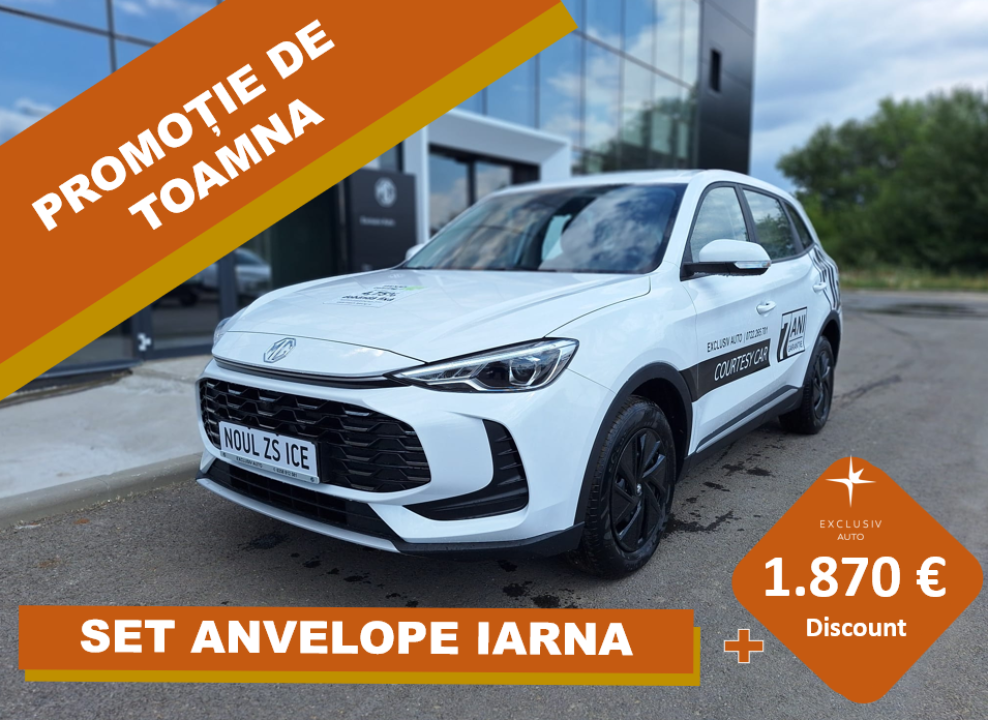 MG ZS - rată începând de la 280 euro/lună*