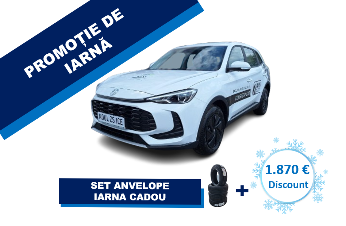 MG ZS - rată începând de la 280 euro/lună*