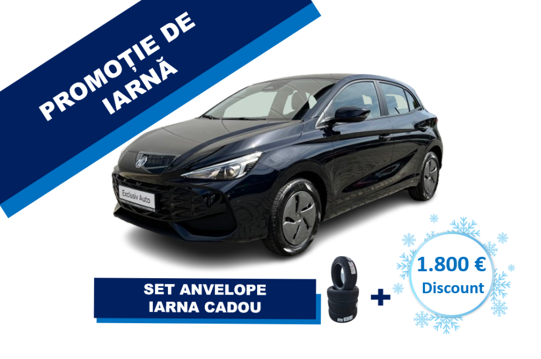 MG MG3 rată începând de la 245 euro/lună*