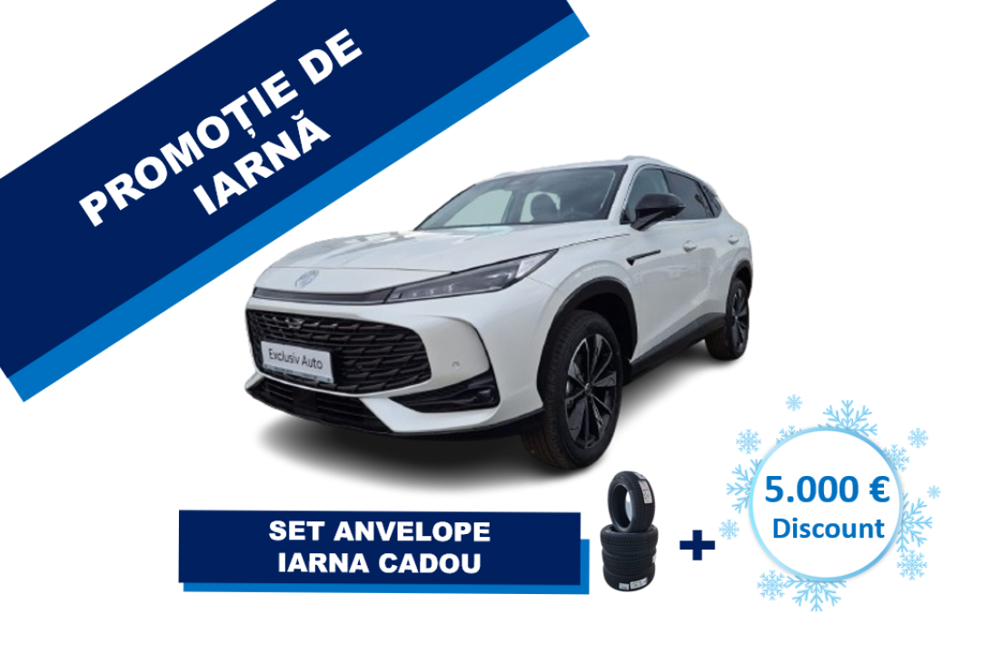 MG HS - rată începând de la 300 euro/lună*