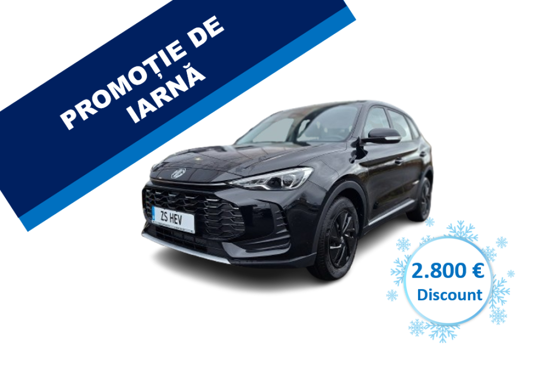 MG ZS HEV - rată începând de la 275 euro/lună*