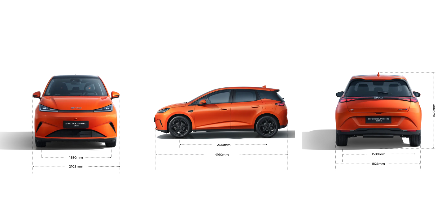 BYD Dolphin G DM-i Comfort 212 CP AT (MY 2026)
