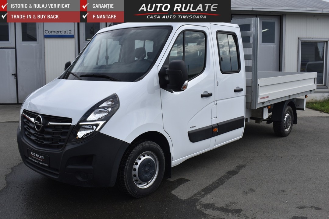 Opel Movano D-Cab+Platforma 7locuri 2.3CDTI 150CP (3,5t) L3H1 FWD S/S